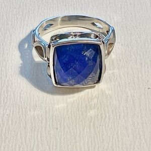 Hera Silver and Blue Lapis Ring